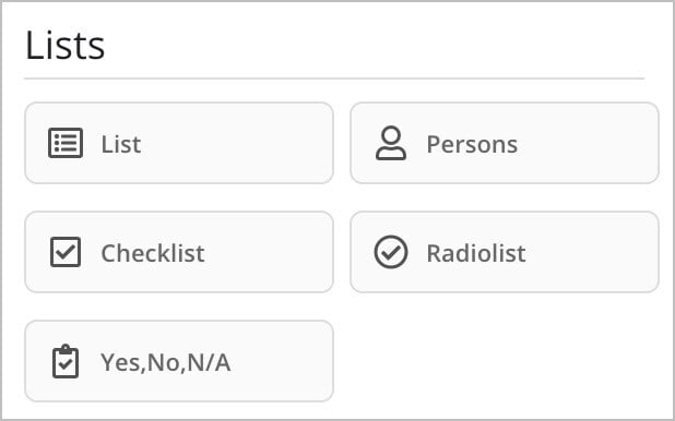 lists