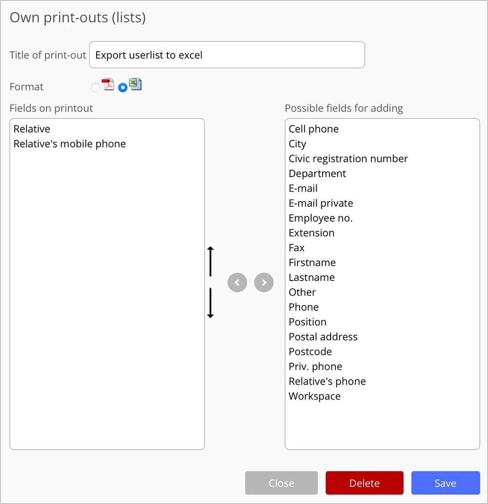 Print List Bot Example Print or Export a User List