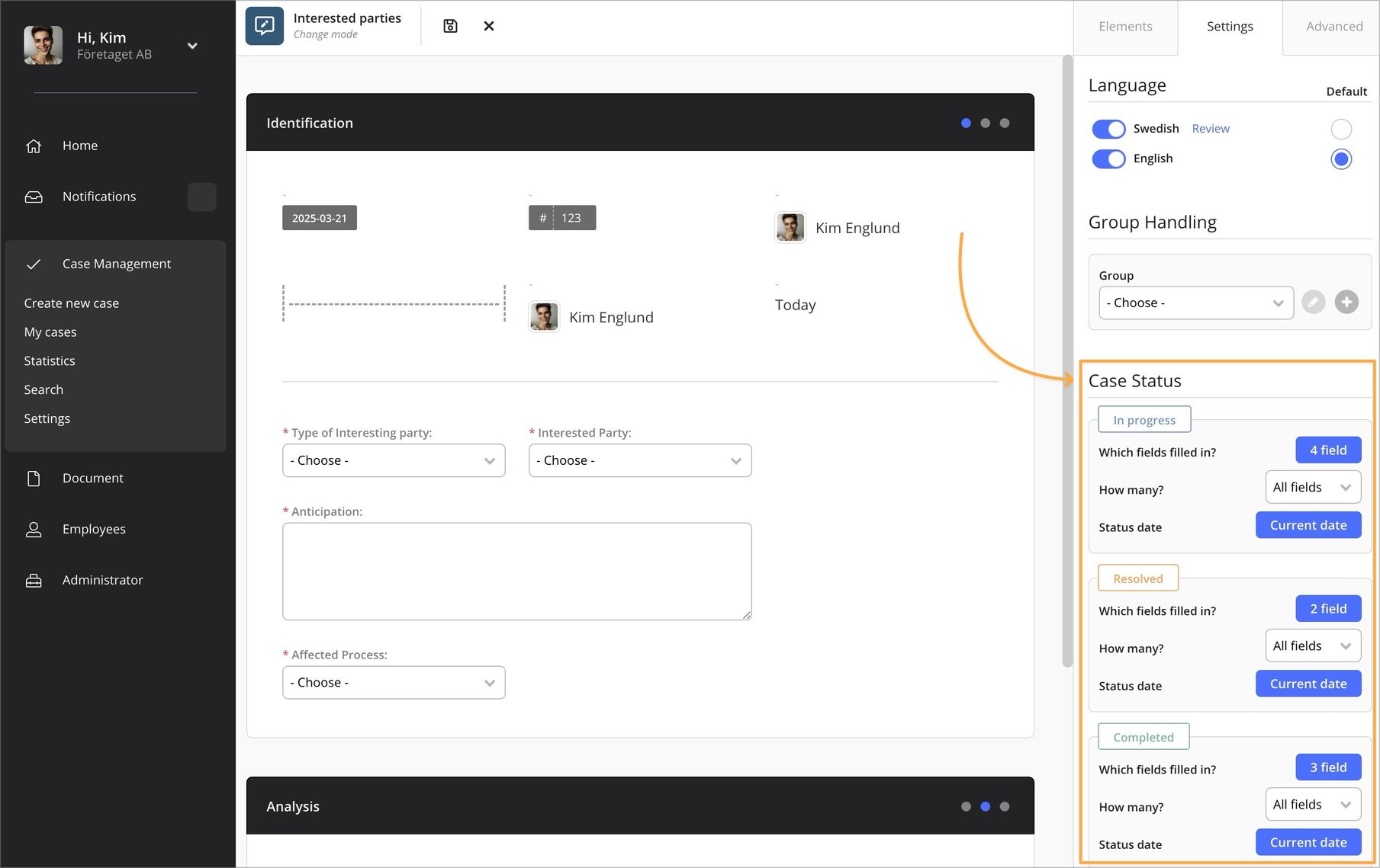 4.3 Form Settings and Automation